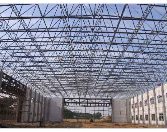 池州湖南长沙5712飞机库网架工程