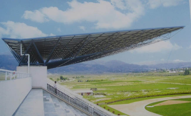 池州体育场看台网架工程